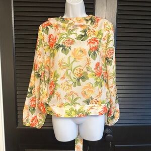 Floral Print Women's Top